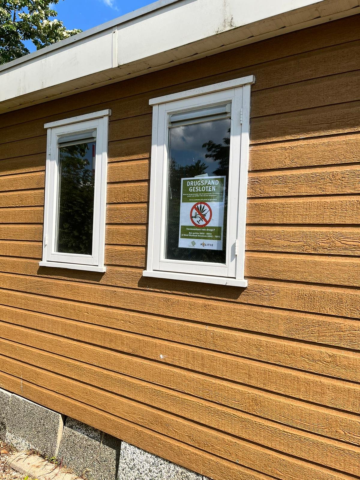 Spoedsluiting chalet op camping Rhederlaagse Meren 
