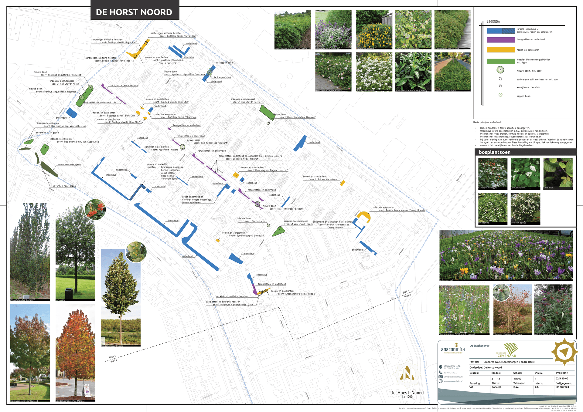 Presentatietekening De horst noord
